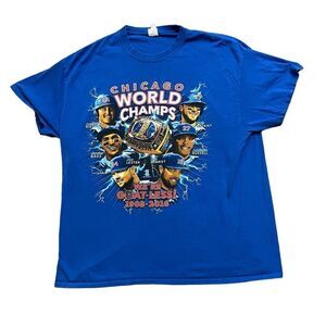 Chicago Cubs "We're Goat-Less!" World Series Tee